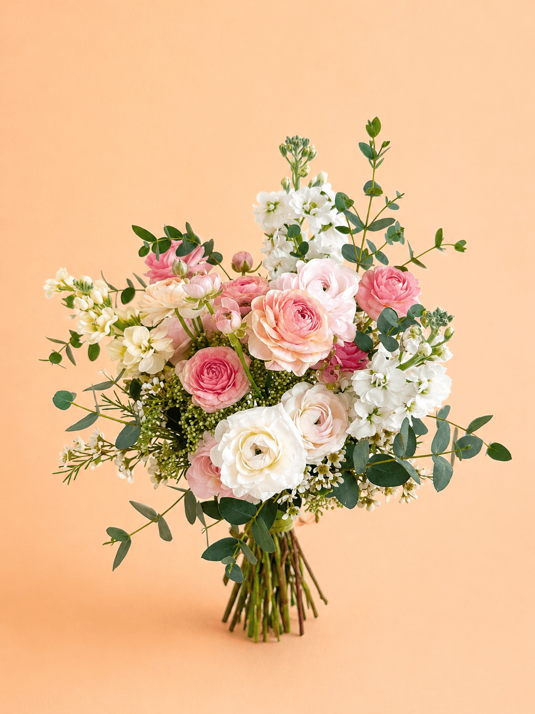 Pink wedding bouquet