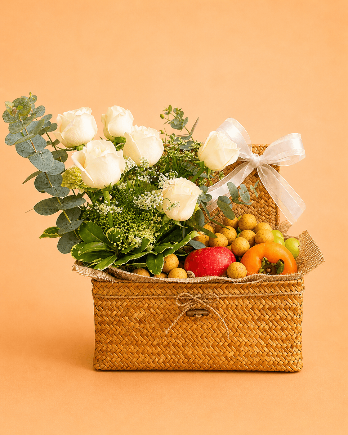 Ivory Garden Basket